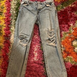 Free People Distressed Jeans